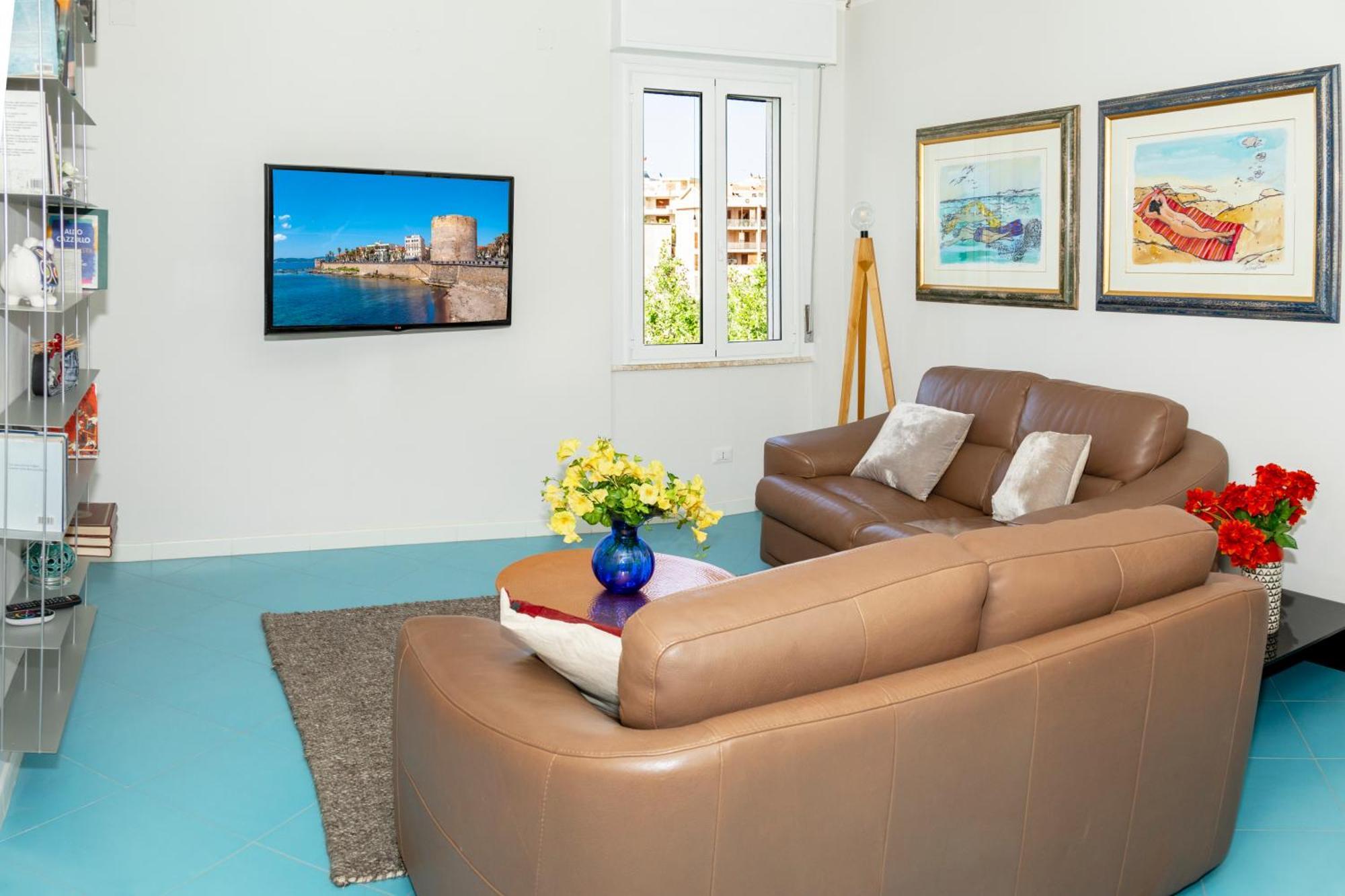 Lovealghero Stanze In Attico Vista Mare Bagian luar foto